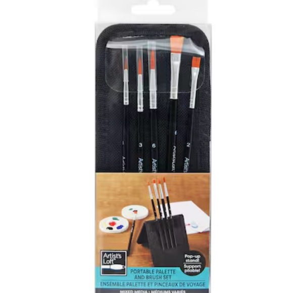 Mixed Media Portable Palette & Brush Set by Artist's Loft® - Picture 1 of 5